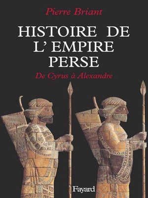cover image of Histoire de l'Empire perse